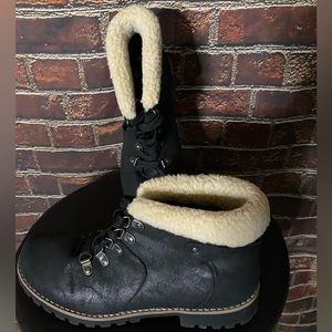 Sonoma Black Hiking Boots Sz 9